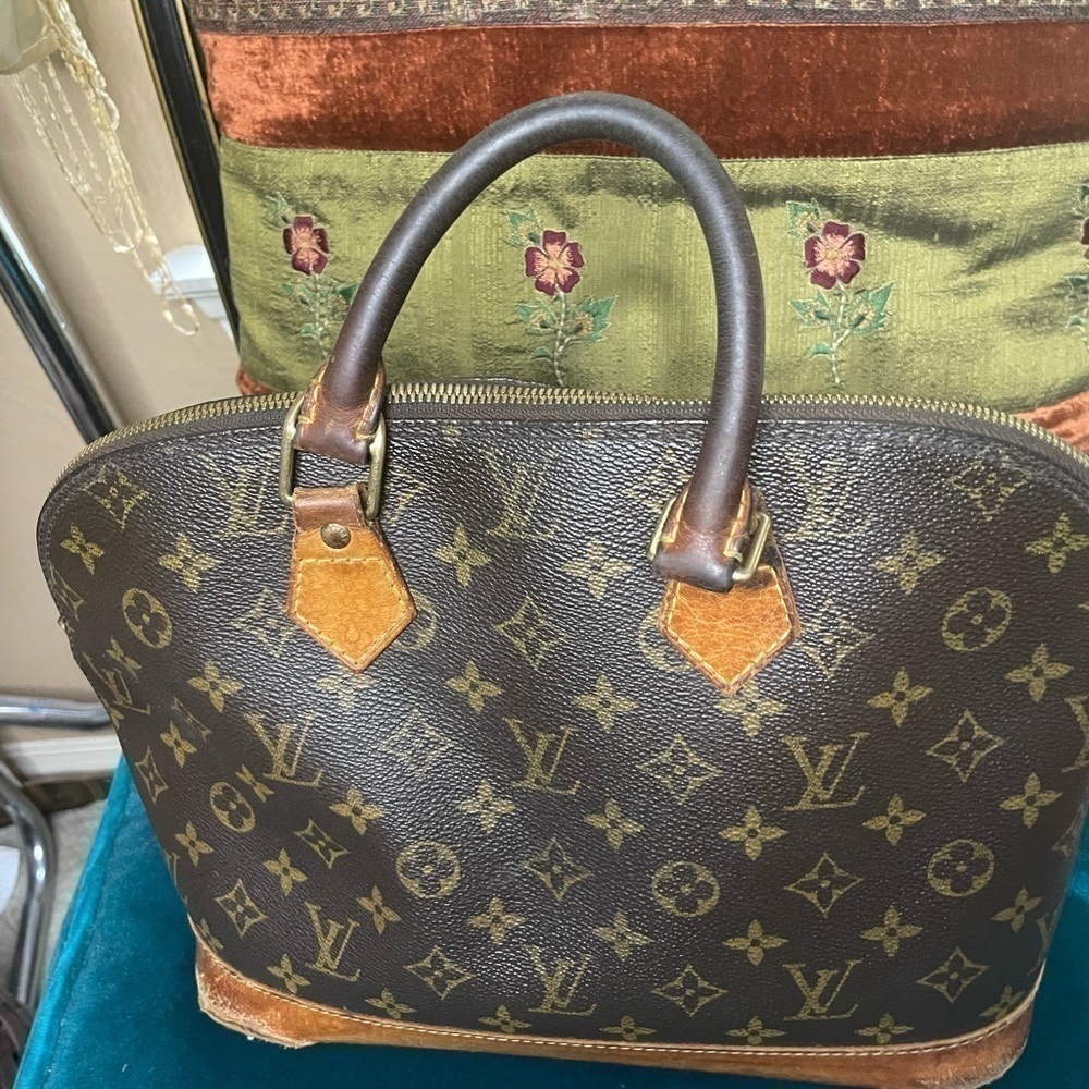 Louis Vuitton Alma Satchel MM Brown Canvas Monogram​​​​​​​​​​​​​​​​​​​​​​​​ - Picture 4 of 10